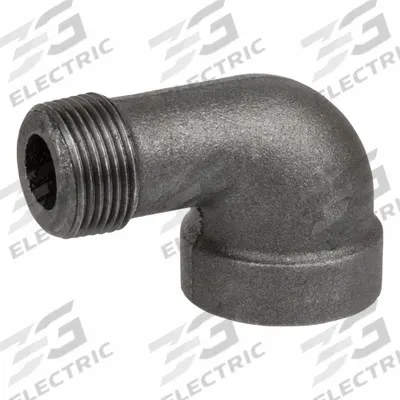 USA INDUSTRIALS Metal Pipe Elbow: 2 in x 2 in, Threaded x Threaded, Class 300, 300 psi - Medium-Pressure Threaded Pipe Fittings with Thread Sealant