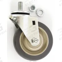 COTTERMAN Ladder Caster Kit: For Rolling Ladders, Swivel, 2 Casters, 4 in Wheel Dia, Casters (MPN SU9709). Key specifications — Caster Type: Swivel; Includes: 1/2 in x 1 in Threaded Stem; Brand: COTTERMAN; Compatible Ladder Type: Rolling Ladders; Compatible with Series: 1700; Product Type: Caster.