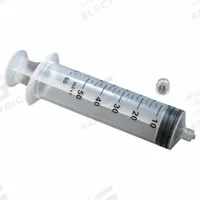 EXELINT Disposable Syringe: 60 mL Capacity - mL, Luer Lock, Polypropylene, Polypropylene, Luer Lock (MPN 26300). Key specifications — Attachment Type: Luer Lock; Plunger Material: Polypropylene/Rubber; Needle Type: Removable; Sterile/Non-Sterile: Sterile; Tip Material: Polypropylene; Barrel Material: Polypropylene; Brand: EXELINT; Compatible Needles: Luer Lock.