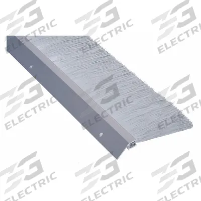 NATIONAL GUARD Door Weatherstripping: Brush Insert, 7 ft Lg, 4 1/2 in Wd - Metal Leaf Weatherstripping