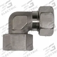BRENNAN INDUSTRIES Compression Elbow: 10 mm OD x 10 mm OD Size, M16X1.5 x M16X1.5 Thread Size, Steel (MPN D6500-L10-L10). Key specifications — Brand: BRENNAN INDUSTRIES; Series: D6500.