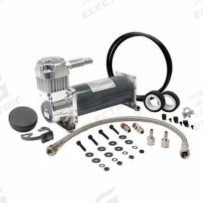 VIAIR CORPORATION Portable Air Compressor: Quiet, Oil Free, Tankless, 0.37 hp - Portable Electric Air Compressor Combo Kits