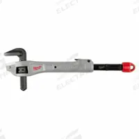 MILWAUKEE Pipe Wrench: Aluminum, 2 1/2 in Jaw Capacity, Serrated, 13 in_18 in_24 in Overall Lg (MPN 48-22-7322). Key specifications — attr309808: Ergonomic; attr309815: Aluminum; attr324941: MILWAUKEE.
