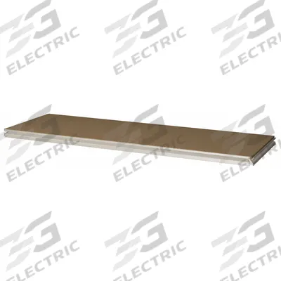 TENNSCO Shelf: 72 in x 18 in, 500 lb Load Capacity, Particleboard, Sand - Particleboard Decking Shelf Kits for Boltless Shelving
