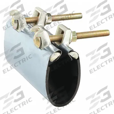 APPROVED VENDOR Repair Clamp: For 1/2 in Pipe, 6 in Overall Lg - Partial-Gasket Repair Clamps for Tube & Pipe