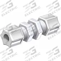 JACO Bulkhead Compression Union: 5/16 in OD x 5/16 in OD Size, Compression x Compression, 5 PK (MPN 20-5-N-O). Key specifications — Brand: JACO.