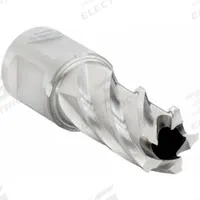 SLUGGER BY FEIN Annular Cutter: 3/4 in Cutter Dia, 1 in Max Cutting Dp, Bright, High Speed Steel (MPN 63134190118). Key specifications — attr253884: No; attr253885: Bright; attr253886: High Speed Steel; attr253887: Weldon Flat; attr253888: Fractional Inch; attr277149: SLUGGER BY FEIN.