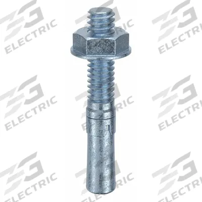 MKT FASTENING Wedge Anchor: 1 3/4 in Overall Lg, 1/4 in Dia, 1/4"-20 Thread Size, Steel - Steel Wedge Anchors