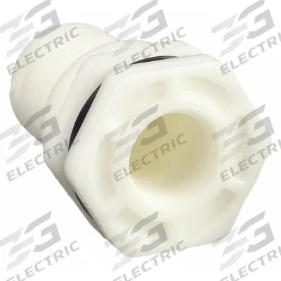 HAYWARD Bulkhead Tank Fitting: Polypropylene Body, 2 in Female NPT Threaded Inside - Polypropylene Through-Wall Fittings