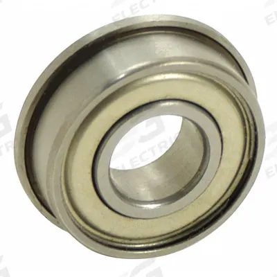 TRITAN Miniature Ball Bearing: R6, 3/8 in Bore, 0.969 in Flange Dia, Dbl Shield - General Purpose Flanged Ball Bearings