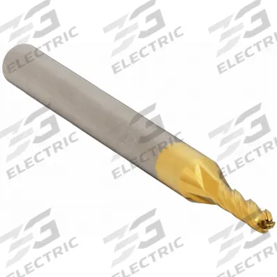 APPROVED VENDOR Ball End Mill: Carbide, TiN Coated, 4 Flute, 1/16" Mill Dia, 1/4" LOC - General Purpose Carbide Ball End Mills