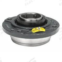 MOLINE BEARING Flange Bearing: Spherical Roller, 2 3/16 in Bore, Cast Iron, Set Screws, 7 1/8 in Lg (MPN 19231203). Key specifications — Bore Type: Cylindrical; Brand: MOLINE BEARING; Lubricant Material: Lithium Complex Grease; Mounting Bolt Size: 1/2 in; System of Measurement: Inch.