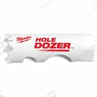 MILWAUKEE Hole Saw: 13/16 in Saw Dia., 3.5 Teeth per Inch, 1 5/8 in Max. Cutting Dp, Bi-Metal (MPN 49-56-9606). Key specifications — attr1098070: 3.5; attr1098087: MILWAUKEE; attr1098073: 1/2"-20.