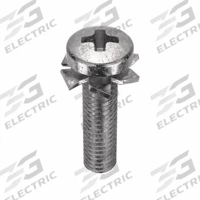 SEMS Screw: External Tooth, M3x0.50 Thread Size, 12 mm Lg, Stainless Steel, Plain - Machine Screws with External Tooth Lock Washers