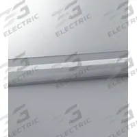 PAWLING CORP Accent Rail: EBT-30, PVC, Silver Gray, 2 in Overall Ht, 12 ft Overall Lg (MPN EBT-30-12-210). Key specifications — Brand: PAWLING CORP; Color: Silver Gray; Product Type: Accent Rail; Series: EBT-30; Internal Rubber Bumper: No.