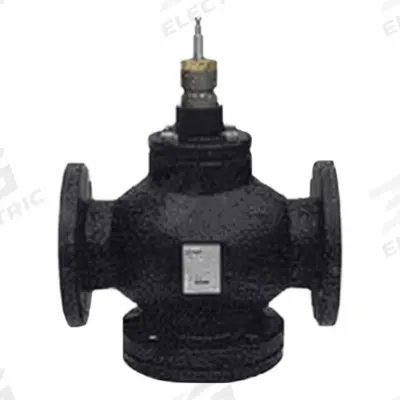 Siemens Hydronic Globe Valve: 2-Way, 160 CV Flow, 4 in Flanged, Cast Iron Body - 2-Way NPT Connection Globe Valves