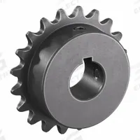 TSUBAKI Single Strand Sprocket: 35, For 3/8 in Chain Pitch, 3/4 in Bore Dia, 20 Teeth, Steel (MPN 35B20F-3/4). Key specifications — Brand: TSUBAKI.