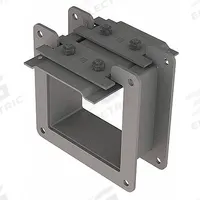 Wireway Nipple: 4 in Wd, 4 in Ht, 2 in Lg, Steel, Set of Screws to Join Sections/Gasket (MPN F44LN2). Key specifications — Brand: HOFFMAN; With Knockouts: No.
