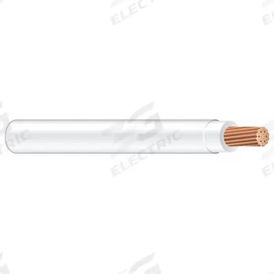 SOUTHWIRE Building Wire: Copper, 12 AWG, 1 Conductors, Stranded, White, 500 ft Lg - Copper XHHW/XHHW-2 Building Wires