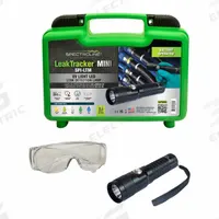 SPECTROLINE Leak Detection Lamp (MPN SPI-LTM). Key specifications — Includes: UV Absorbing Glasses; Brand: SPECTROLINE; Battery Type: AAA; Light Type: UV LED; Product Type: Leak Detection Lamp; Includes Batteries: Yes.