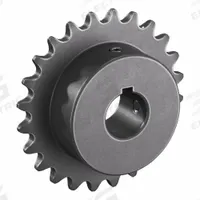 TSUBAKI Single Strand Sprocket: 35, For 3/8 in Chain Pitch, 3/4 in Bore Dia, 24 Teeth, Steel (MPN 35B24F-3/4). Key specifications — Brand: TSUBAKI.