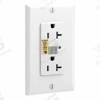 LEVITON Plugs and Receptacles: Duplex, 5-20, White, 125V AC, 20 A, 2 Pole / 3 Wire (MPN 7380-W)