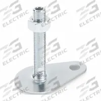 JW WINCO Male-End Leveling Mount: Swiveling Stud, 5/8"-11 Thread Size, 2,698 lbf Capacity (MPN 42-80-5/8X11-75-A0-UK). Key specifications — Base Shape: Teardrop; Load Capacity: 2,698 lbf; Mounting Holes: Mounting Holes Included; Includes: Nut.
