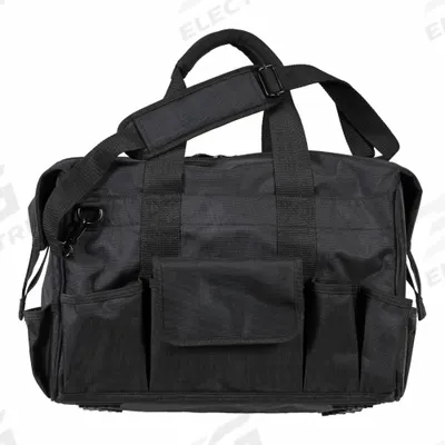 CLC Tool Bag: 21 in W x 11 1/2 in D x 12 1/2 in H, Black, Ballistic Polyester - Polyester Tool Totes