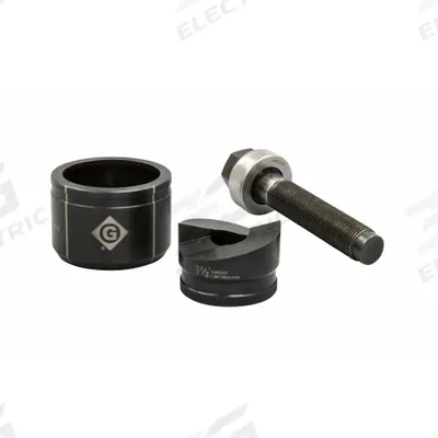GREENLEE Knockout Punch Set: 10 ga Sheet Metal Capacity (Steel), 1 61/64 in Nominal Size - Greenlee Knockout Punches & Dies