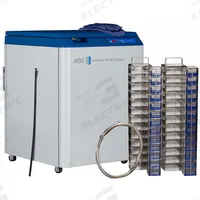 AMERICAN BIOTECH SUPPLY Cryogenic Storage System: 365 L Capacity, 17 in Overall Dia, Stainless Steel (MPN AMIV-2 PS). Key specifications — Brand: AMERICAN BIOTECH SUPPLY; Material: Stainless Steel; Includes: LN2 Measuring Rod.