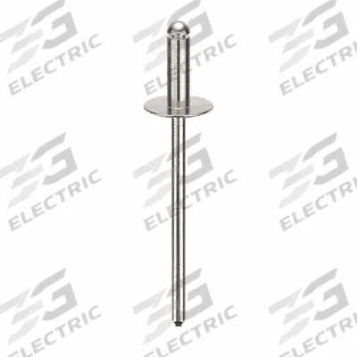 POP AVDEL Blind Rivet,1.665" L,0.122" dia,PK500: Inch, 1 43/64 in Overall Lg, 3/8 in Body Lg - Large Flange Blind Rivets
