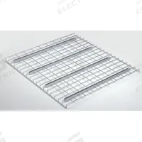 NASHVILLE WIRE Pallet Rack Decking: 46 in x 48 in, Waterfall, Std Wire Decking, 6 ga Decking, Silver (MPN D4846AA3C1P). Key specifications — Wire Decking Style: Standard; Finish: Zinc-Plated; Brand: NASHVILLE WIRE; Material: Steel; Decking Edge: Waterfall; Color: Silver.