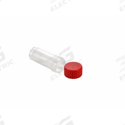 APPROVED VENDOR 5.0 mL Transport Vials with Caps: Transport, HDPE, 5 mL - Plastic Lab Vials