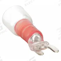 VELVAC Fork Terminals: Red, Nylon with Heat Shrink, #6 Stud Size, 22 AWG – 18 AWG Wire Range, 600 V (MPN 30122). Key specifications — Barrel Style: Insulation Grip; Manufacturer Part Number: 30122; Brand: VELVAC.