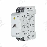 METZ CONNECT Relay: DIN-Rail Mounted, 6 A, 24V AC/DC, Screw (MPN 110661). Key specifications — Monitored Parameters: Voltage Band; Brand: METZ CONNECT.