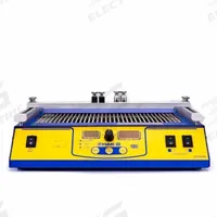 HAKKO Preheater: 730 W, 11.7 in W x 12.2 in D x 3.9 in H (MPN FR870B-04). Key specifications — Compatible Board Size: 9.8 in x 5.5 in; Brand: HAKKO; Manufacturer Part Number: FR870B-04; Effective Heating Area: 7.5 in W x 3.2 in D; ESD Safe: Yes.