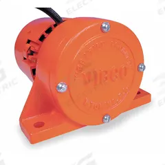 VIBCO Electric Vibrator: SPR Series, 80 lbf, 115V AC, 1.36/0.64 A, 3,200 vpm, 800 lb Bin Wt Capacity (MPN SPR-80HD). Key specifications — attr661947: 1.36/0.64 A; attr661979: 50 dBA; attr661970: 115V AC.