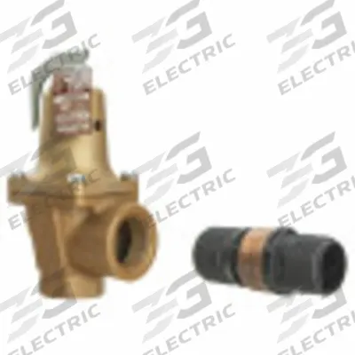 Watts Relief Valve: FNPTF x FNPTF, 2 in x 2 in, Bronze - ASME Section XIII Hot Water Pressure Relief Valves