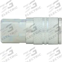 SPEEDAIRE Quick Connect Hose Coupling: 1/4 in Body Size, 1/4 in Hose Fitting Size, Sleeve, FNPT (MPN 30E685). Key specifications — Brand: SPEEDAIRE; Thread Size: 1/4" -18; Coupling Locking Type: Sleeve; Hose Fitting Gender: Female.