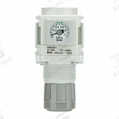 SMC Regulator: Die-Cast Aluminum, 3/8 in NPT, 7.251887 psi to 123.2821 psi, 1 MPa Max Op Pressure (MPN AR30K-N03H-Z-D). Key specifications — attr111664: No; attr111400: AR-D; attr111627: SMC.