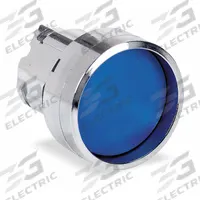 SCHNEIDER Recessed Push Button: Blue, 22 mm Mounting Size, Metallic, Momentary (MPN ZB4BA66). Key specifications — Brand: SCHNEIDER; Action: Momentary; Series: XB4; Push Button Material Type: Metallic.