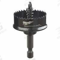 MILWAUKEE Hole Saw: 1 3/8 in Saw Dia., 8 Teeth per Inch, 1/8 in Max. Cutting Dp, Bi-Metal (MPN 49-56-9830). Key specifications — attr1098070: 8; attr1098087: MILWAUKEE.
