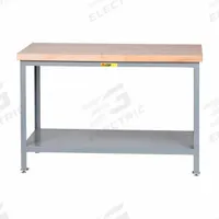 LITTLE GIANT Workbench: Adj Ht, Butcher Block, 48 in x 24 in, 2,000 lb Overall Load Capacity (MPN WTS-2448-LL). Key specifications — attr558057: LITTLE GIANT; attr558094: Not Expandable or Modular.