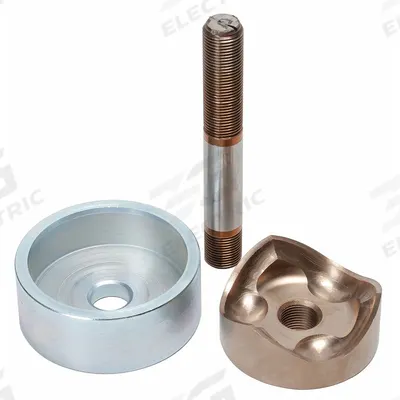 GREENLEE Knockout Punch and Die Kit: 10 ga Sheet Metal Capacity (Steel) - Greenlee Knockout Punches & Dies