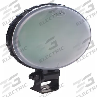 J.W. SPEAKER Back-Up Light: LED, Backup/Reverse Light, Clear, Round, 5 11/16 in Overall Dia - Backup/Reverse Lights
