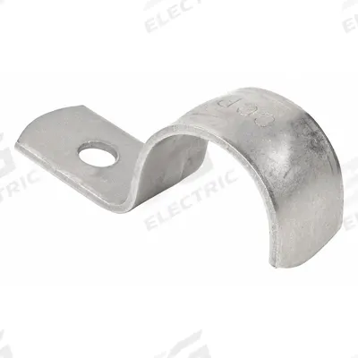 CALBRITE Conduit & Pipe Strap Clamp, One-Hole: 2 in Trade Size, 316 Stainless Steel - Surface Mount Clamps for Conduit & Pipe