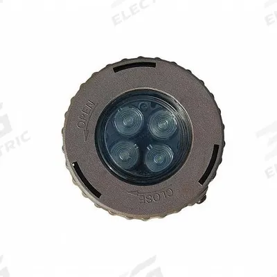 LED In-Ground Light: 460 lm, 3000K, 7 W, 12V AC, NEMA 4x4 - LED In-Ground Well Lights