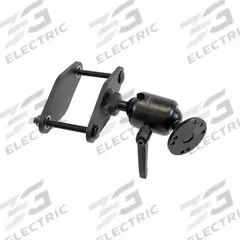 GAMBER-JOHNSON Device Mount: Device Mount, Forklifts, Overhead Guard Leg, Black, 2 1/2 in Overall Ht (MPN 7160-1261). Key specifications — Product Type: Device Mount; Color: Black; Mounting Location: Overhead Guard Leg; Includes: AMPS/NEC Plate; Features: Small Form Factor to Secure Light Weight Devices upto 8 lb in a Material Handling Shock Environment; Compatible Vehicle Type: Forklifts.