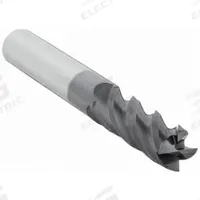APPROVED VENDOR Square End Mill: Carbide, AlTiCrN Coated, 4 Flute, 3/8" Mill Dia, 1-1/8" LOC, 3" OAL (MPN 284-000183)