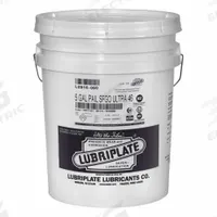 LUBRIPLATE Compressor Oil: 5 gal, Pail, 20 SAE Grade, 46 ISO Viscosity Grade, 134 Viscosity Index (MPN L0916-060). Key specifications — attr59744: 134; attr59746: 46; attr59736: Yes; attr59735: Pail; attr59738: SFGO Ultra Series; attr59749: 20.